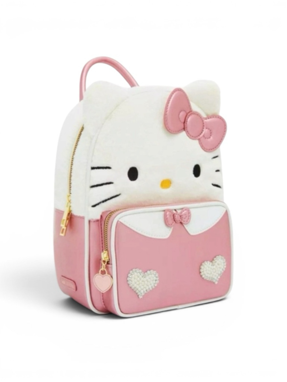 Hello Kitty Backpack Fuzzy Pink, New. Her Universe Rhinestone